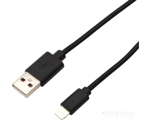 Кабель Rexant 18-7055 USB Type-A - Lightning (1 м, черный)