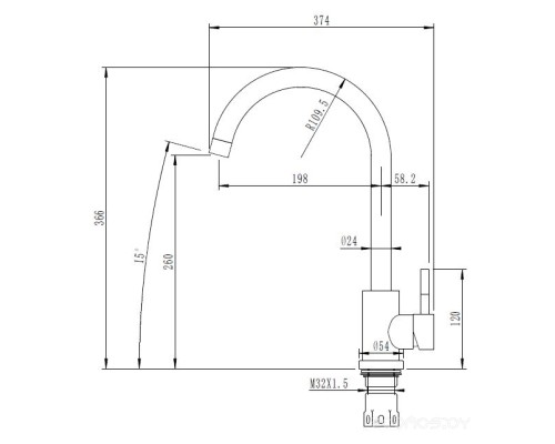 Смеситель ARFEKA AF SD-03SS304 BLACK GRAFIT