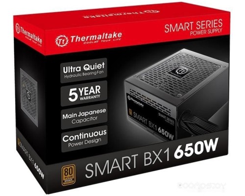 Блок питания Thermaltake Smart BX1 650W SPD-650AH2NKB-2