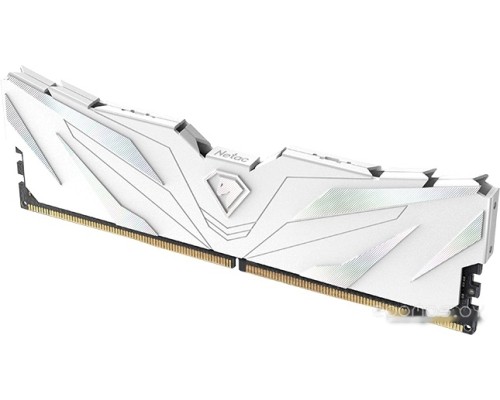 Модуль памяти Netac Shadow II White 8ГБ DDR4 3600МГц NTSWD4P36SP-08W