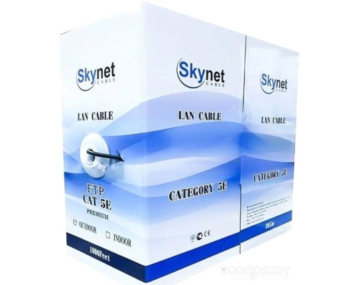 Кабель Skynet Cable CSL-UTP-4-CU (305 м, серый)