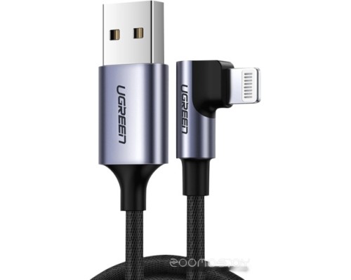 Кабель Ugreen US299 60770 USB Type-A - Lightning (1.5 м, черный)