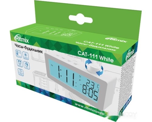 Настенные часы Ritmix CAT-111 (белый)
