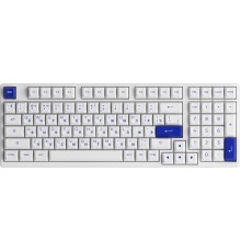 Клавиатура Akko 3098B White & Blue (Akko CS Jelly Pink)