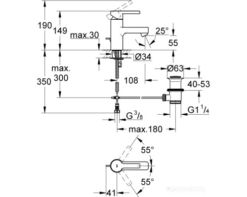 Смеситель Grohe Lineare 32115000