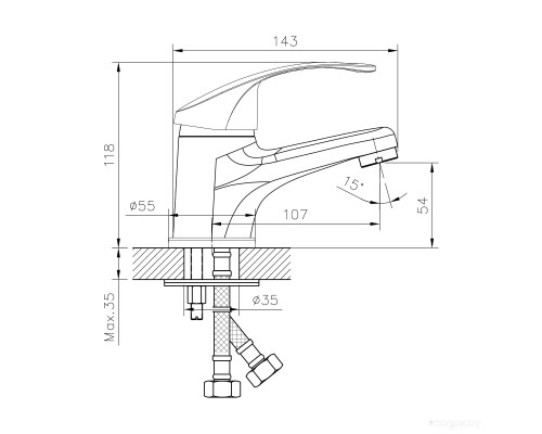 Смеситель DecoRoom DR71011