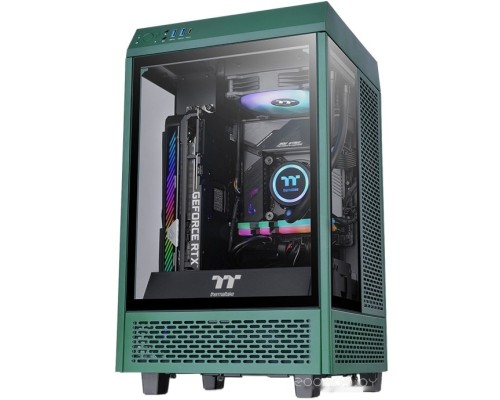 Корпус Thermaltake The Tower 100 Mini Racing Green CA-1R3-00SCWN-00