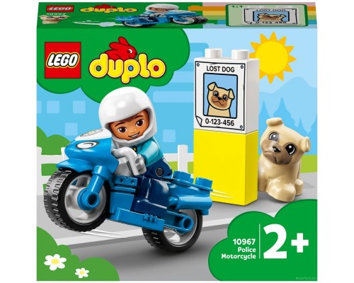 Конструктор Lego Duplo 10967 Полицейский мотоцикл