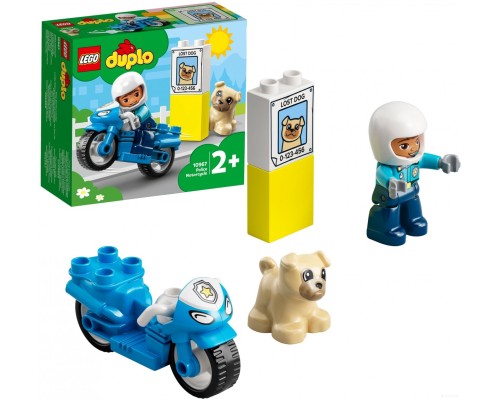 Конструктор Lego Duplo 10967 Полицейский мотоцикл