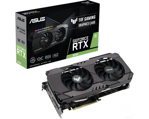 Видеокарта Asus TUF Gaming GeForce RTX 3050 OC Edition 8GB GDDR6 TUF-RTX3050-O8G-GAMING