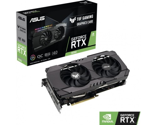 Видеокарта Asus TUF Gaming GeForce RTX 3050 OC Edition 8GB GDDR6 TUF-RTX3050-O8G-GAMING