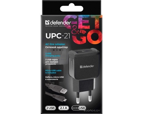 Сетевое зарядное Defender UPC-21