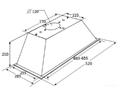 Вытяжка Kuppersberg INLINEA 60 X