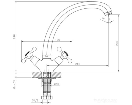 Смеситель DecoRoom DR54029