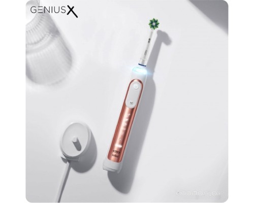 Электрическая зубная щетка Oral-B Genius X Cross Action D706.513.6 (розовое золото)