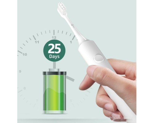 Электрическая зубная щетка Infly Sonic Electric Toothbrush T03S (футляр, 2 насадки, белый)