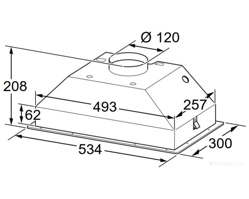 Вытяжка Bosch DLN53AA70