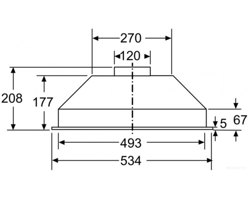 Вытяжка Bosch DLN53AA70