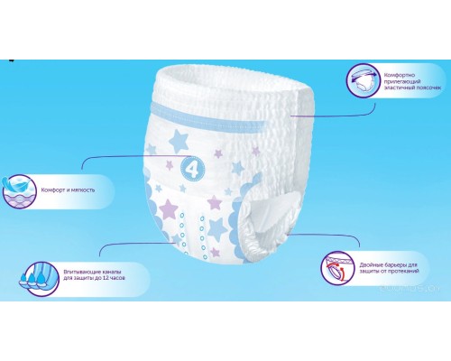 Подгузники Pufies Pants Sensitive Junior 12-17кг (66шт)