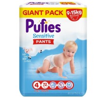 Подгузники Pufies Pants Sensitive Maxi 9-15кг (72шт)