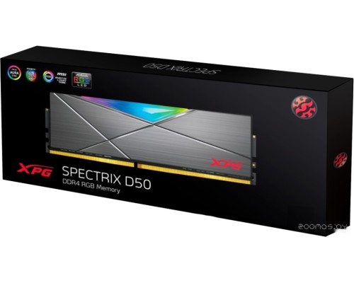 Модуль памяти A-Data XPG Spectrix D50 RGB 8ГБ DDR4 3600 МГц AX4U36008G18I-ST50