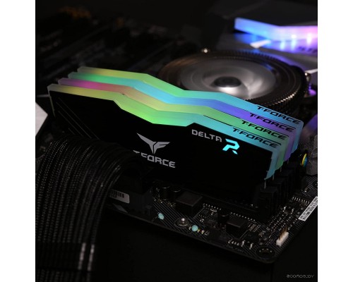 Модуль памяти Team T-Force Delta RGB 2x16ГБ DDR4 3600 МГц TF3D432G3600HC18JDC01