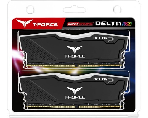 Модуль памяти Team T-Force Delta RGB 2x16ГБ DDR4 3600 МГц TF3D432G3600HC18JDC01