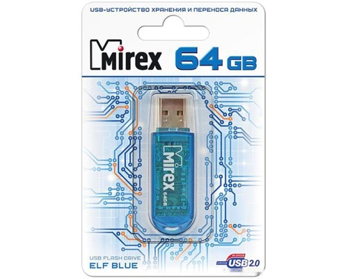 USB Flash Mirex Elf 64GB (синий)