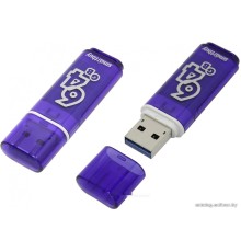 USB Flash SmartBuy Glossy Dark Blue 64GB [SB64GBGS-DB]