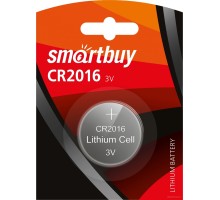 Батарейка SmartBuy Lithium CR2016 SBBL-2016-1B