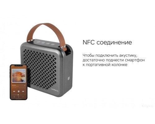 Портативная акустика Rombica mysound Chroma (серый)