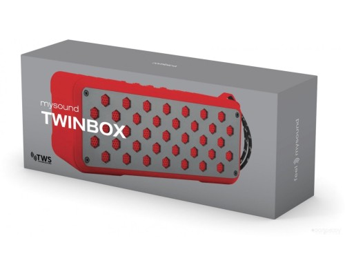 Портативная акустика Rombica mysound Twinbox (красный)