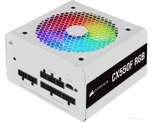 Блок питания Corsair CX550F RGB White CP-9020225-EU