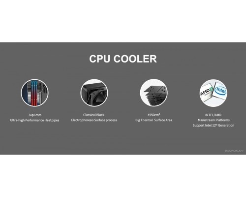 Кулер для процессора PCcooler Paladin EX300S