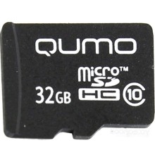 Карта памяти Qumo microSDHC QM32GMICSDHC10NA 32GB