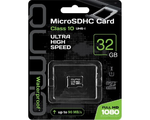 Карта памяти Qumo microSDHC QM32GMICSDHC10U1NA 32GB