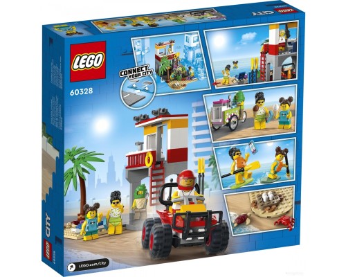 Конструктор Lego City 60328 Пост спасателей на пляже