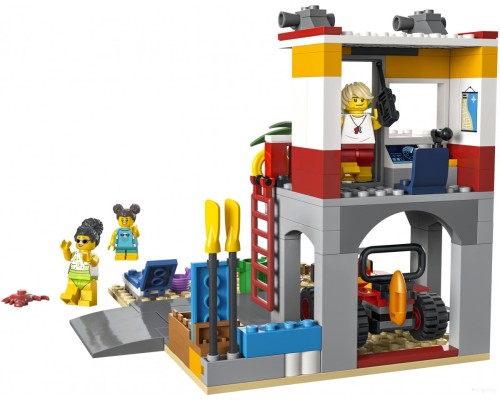 Конструктор Lego City 60328 Пост спасателей на пляже