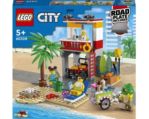 Конструктор Lego City 60328 Пост спасателей на пляже