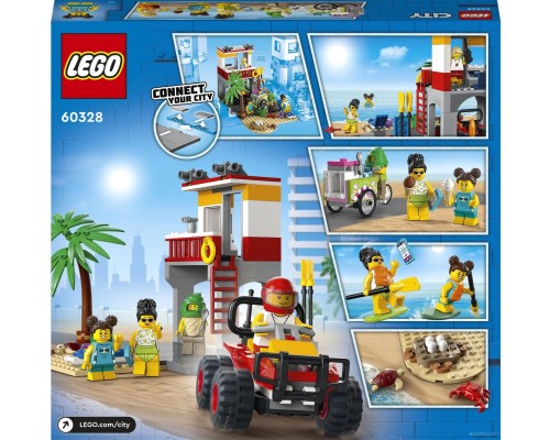 Конструктор Lego City 60328 Пост спасателей на пляже