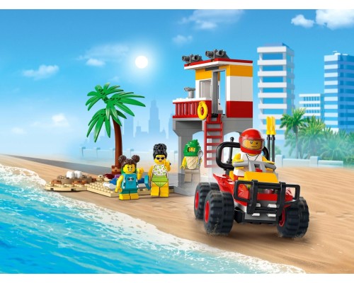 Конструктор Lego City 60328 Пост спасателей на пляже