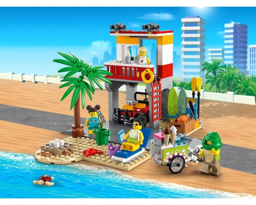 Конструктор Lego City 60328 Пост спасателей на пляже