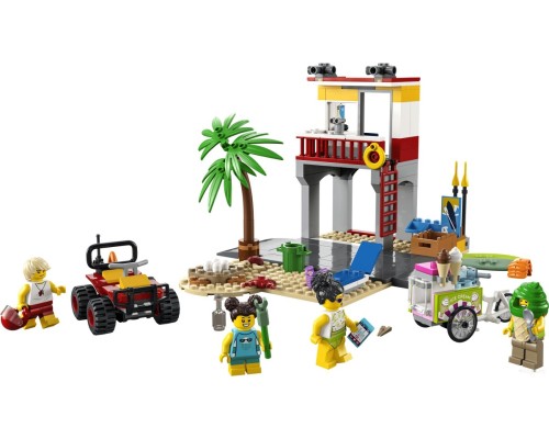 Конструктор Lego City 60328 Пост спасателей на пляже