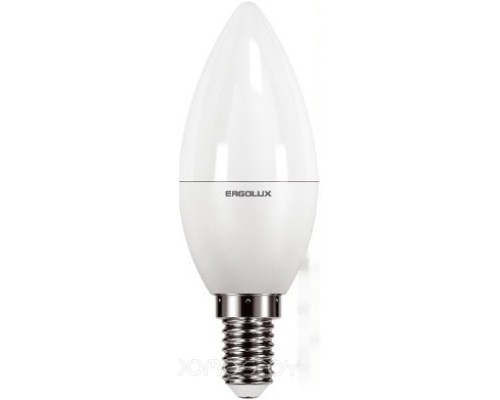 Лампочка Ergolux LED C35 E14 7 Вт 6500 К