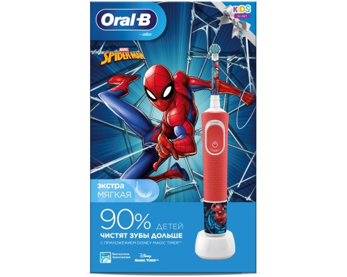 Электрическая зубная щетка Oral-B Spiderman D100.413.2K