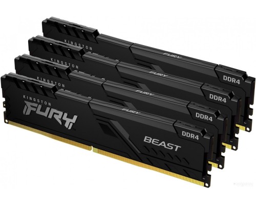 Модуль памяти Kingston FURY Beast 4x8GB DDR4 PC4-21300 KF426C16BBK4/32