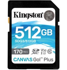 Карта памяти Kingston Canvas Go! Plus SDXC 512GB