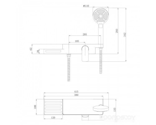 Смеситель Lemark Unibox LM6903CW