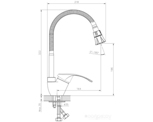 Смеситель DecoRoom DR71022