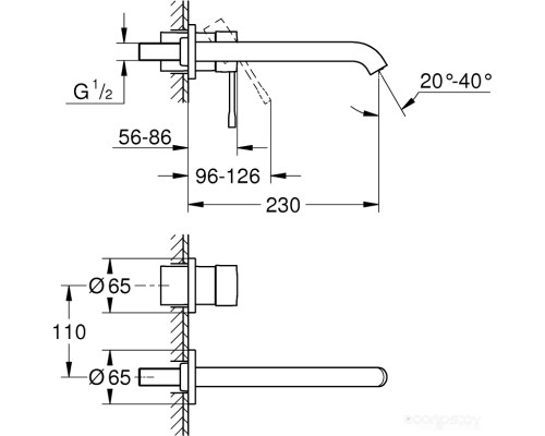 Смеситель Grohe Essence New 19967EN1 (матовый никель)